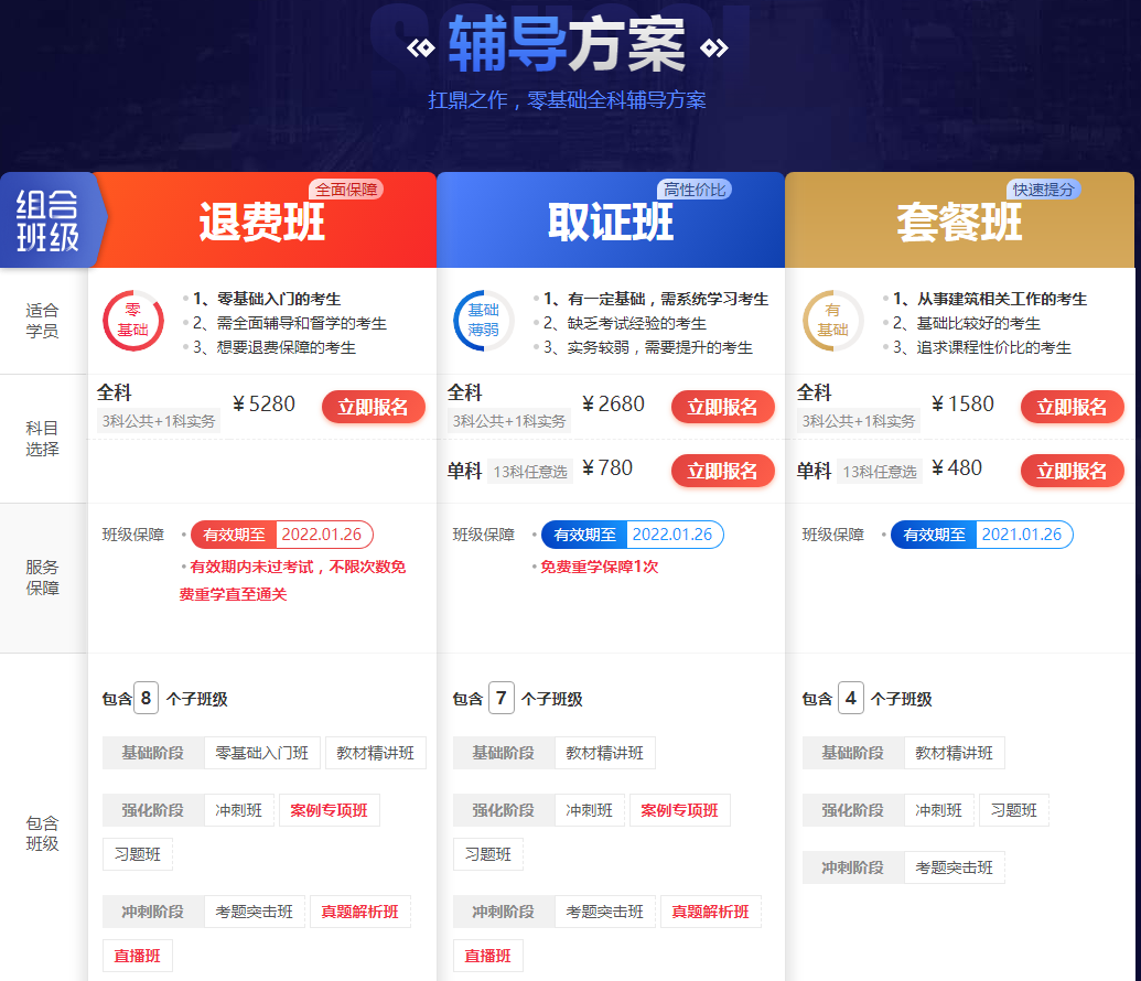 2020年云南一级建造师考试培训班招生简章